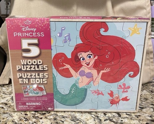 Disney princess wood jigsaw - 5,